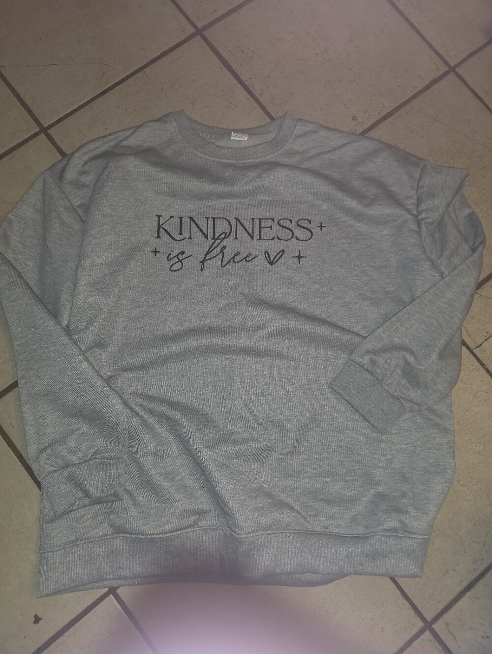 Ladies Xxl Sweatshirt Kindness Is Free Shirt Temu Brand New No Tags